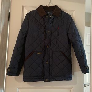 Polo boys quilted barn jacket M (10-12)